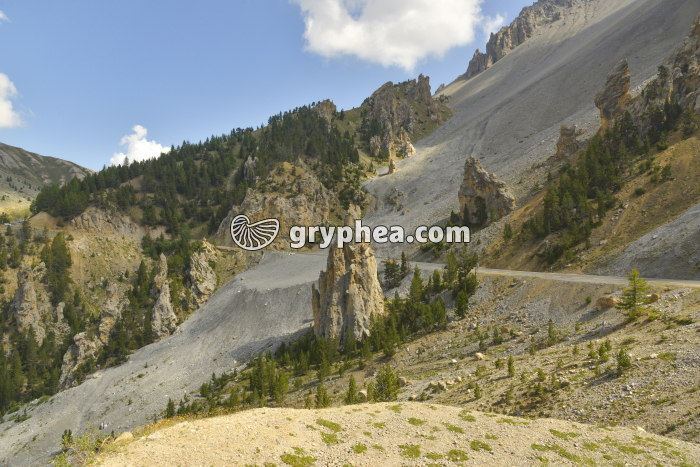 Eboulis et érosion (Casse déserte, col du Lautaret) - gryphea.org